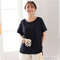 台灣現貨 加大前短後長哺乳衣 加大尺碼 短袖 孕婦裝 哺乳衣 餵奶衣 BabyShare時尚孕婦裝【CMS002】-規格圖6
