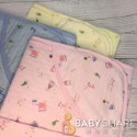 MIT台灣製 包巾 透氣綁帶式包巾 抱毯 魔鬼氈 幼兒用品 孕婦新生兒 BabyShare【90318】-規格圖5