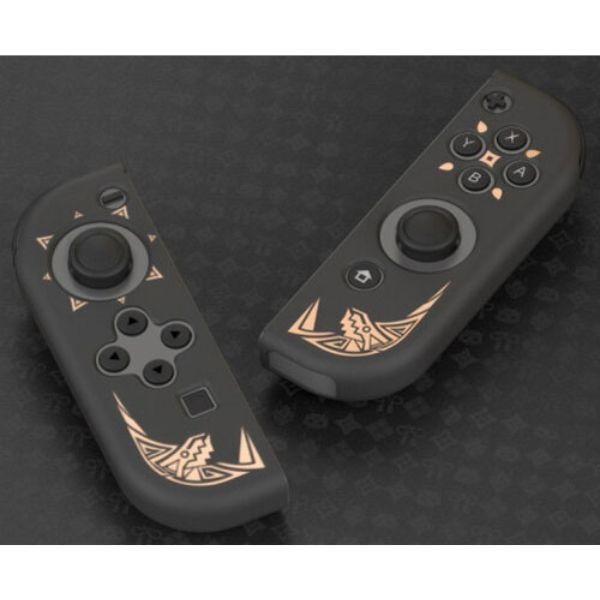 【勁多野電玩】 NS 良值主機保護套 黑色 L498 (PC殼+左右手矽膠套)-細節圖2