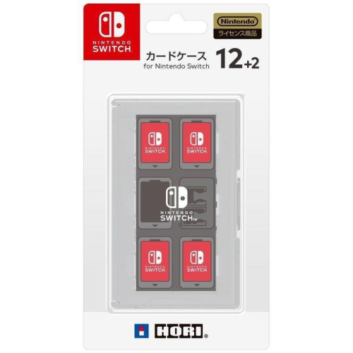 【勁多野電玩】 HORI 任天堂Switch 12+2枚卡匣盒 遊戲收納盒 白色 Switch周邊