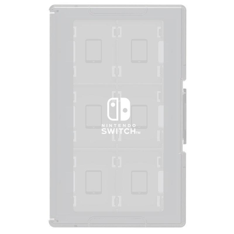 【勁多野電玩】 HORI 任天堂Switch 12+2枚卡匣盒 遊戲收納盒 白色  Switch周邊-細節圖2