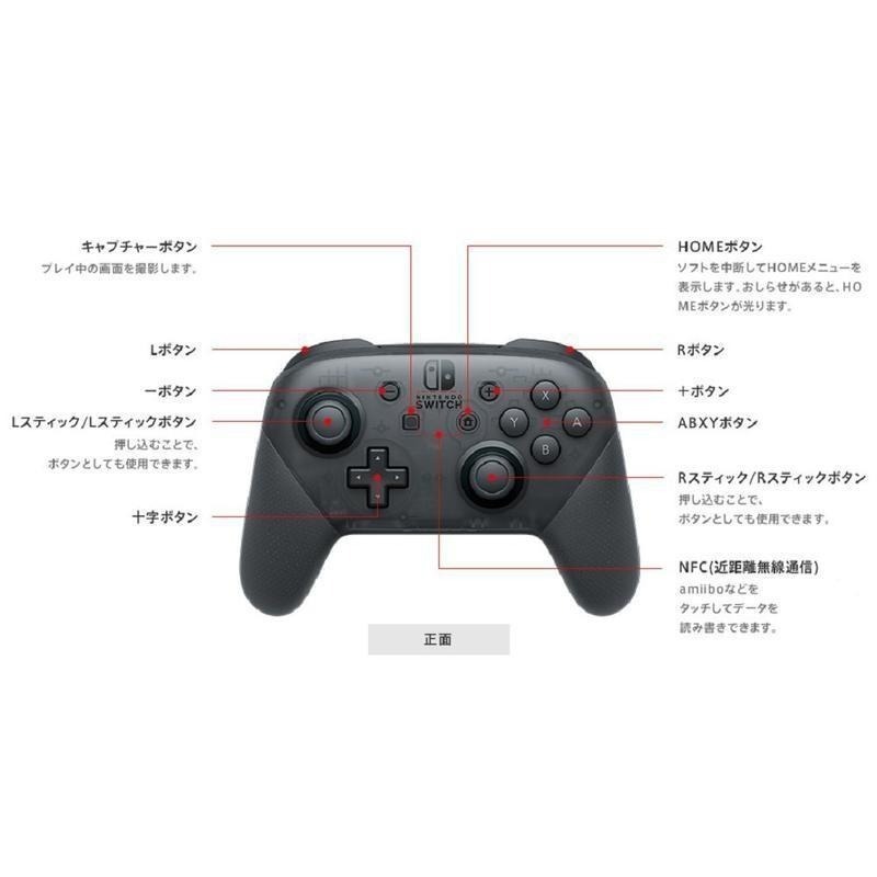 【勁多野電玩】現貨供應 Nintendo Switch NS Pro 控制器 黑色 手把控制器 台灣公司貨-細節圖3