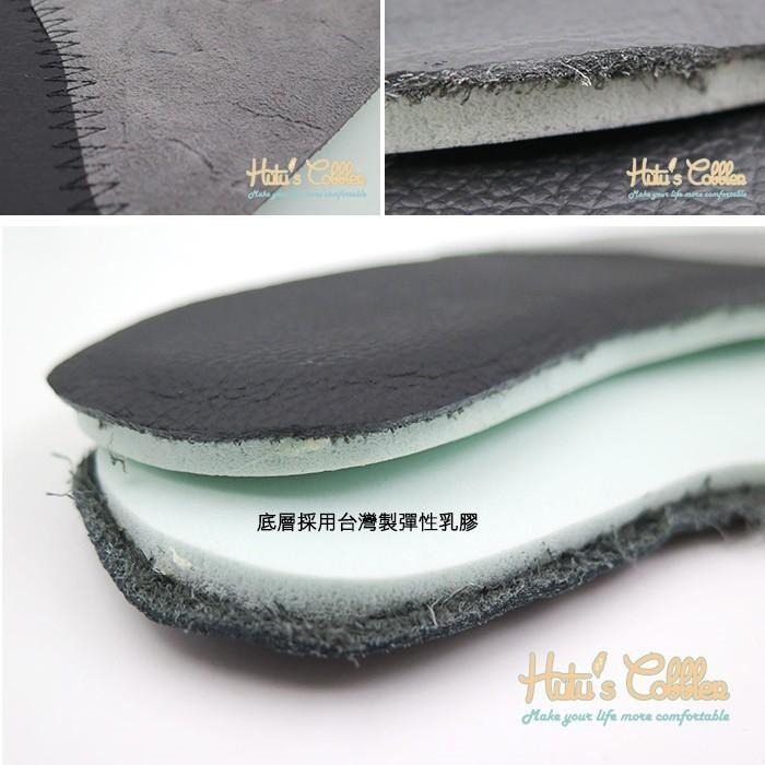 糊塗鞋匠  優質鞋材 C27 台灣製造 中厚5mm牛皮麂皮絨乳膠鞋墊 真皮鞋墊 超吸汗 防臭-細節圖4