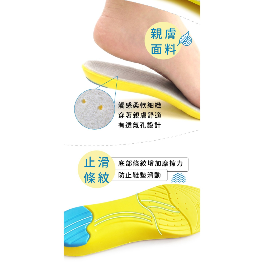 糊塗鞋匠 優質鞋材 C51 PU運動鞋墊 1雙 PU鞋墊 PU運動減震鞋墊 PU減震鞋墊-細節圖6