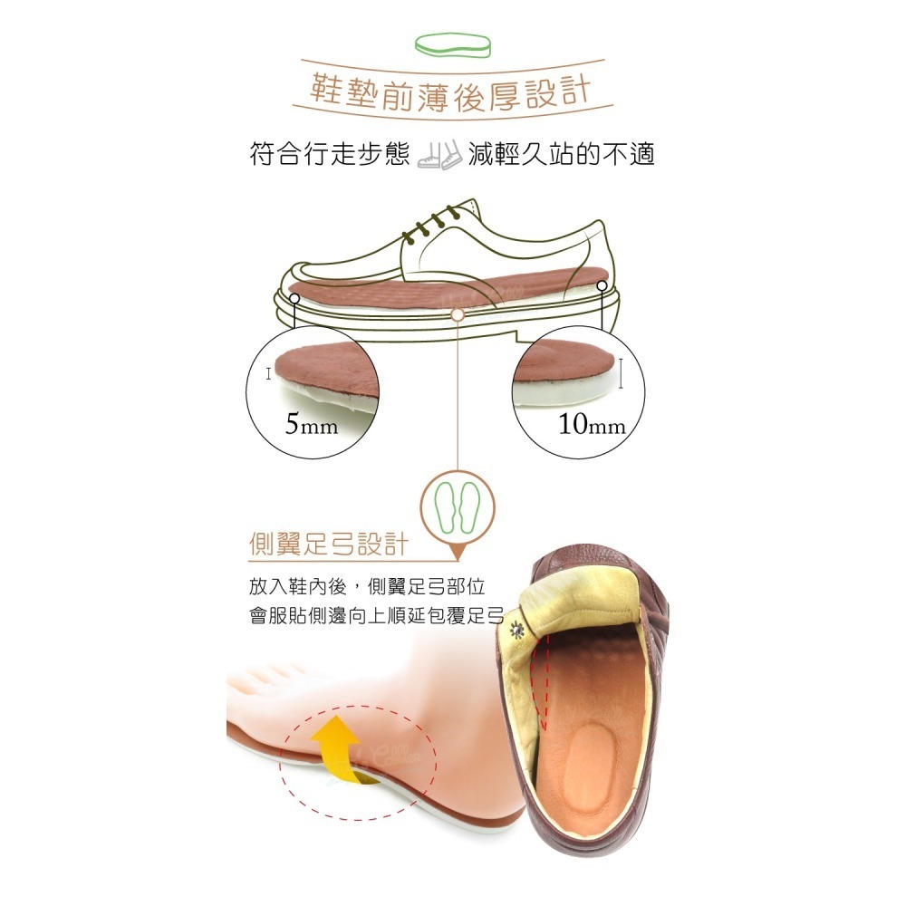 糊塗鞋匠 優質鞋材 C52 10mm按摩豚皮乳膠鞋墊 1雙 豬皮乳膠鞋墊 真皮乳膠鞋墊 乳膠豚皮鞋墊 乳膠真皮鞋墊-細節圖7