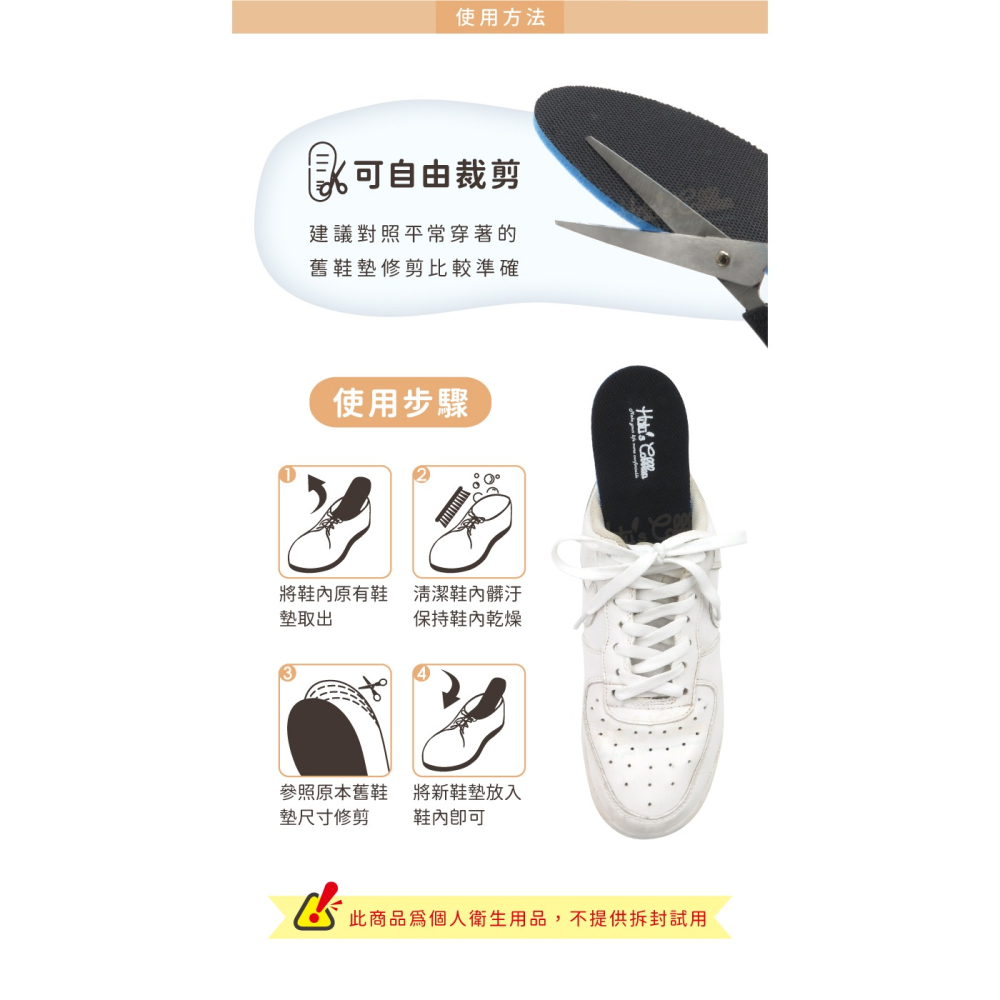 糊塗鞋匠 優質鞋材 C66 4mm PU FOAM鞋墊 1雙 足部吸震減壓 運動鞋墊 減震緩壓 台灣製造-細節圖7