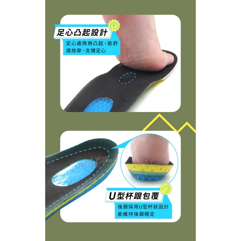 糊塗鞋匠 優質鞋材 C81 登山運動鞋墊 1雙 運動鞋墊 減震鞋墊 EVA鞋墊-細節圖7