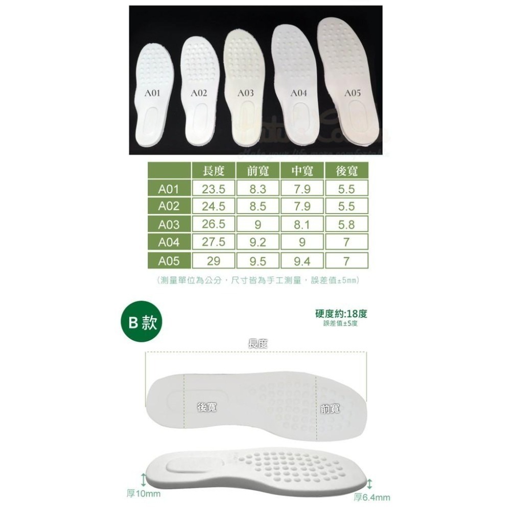 糊塗鞋匠 優質鞋材 C84 台灣製造 乳膠鞋墊 1雙 多款 減碼 舒壓 無貼皮 天然乳膠-細節圖3