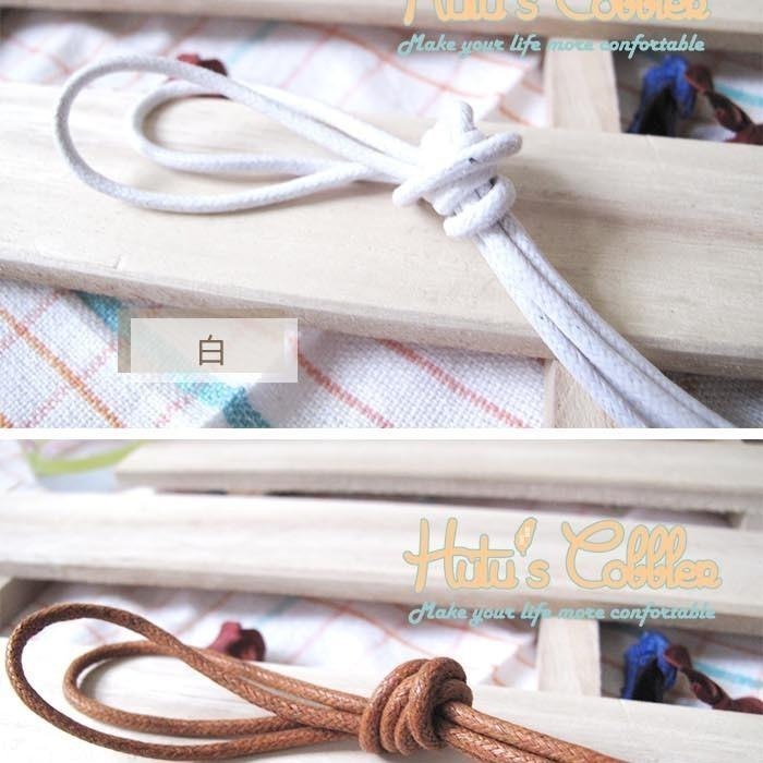 ○糊塗鞋匠○ 優質鞋材 G19 台灣製造 上蠟防水圓鞋帶 90cm-細節圖6