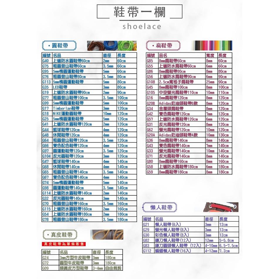 糊塗鞋匠 優質鞋材 G21 懶人鞋帶 1組6條 免綁鞋帶 安全矽膠鞋帶-細節圖9