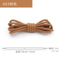 糊塗鞋匠 優質鞋材 G41 上蠟圓鞋帶120cm 1雙 上蠟鞋帶 上蠟圓鞋帶 皮鞋鞋帶 登山鞋帶-規格圖9