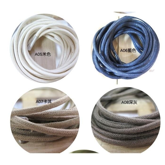 糊塗鞋匠 優質鞋材 G76 80cm粗圓登山鞋帶 1雙 上蠟處理 直徑3.5mm-細節圖6