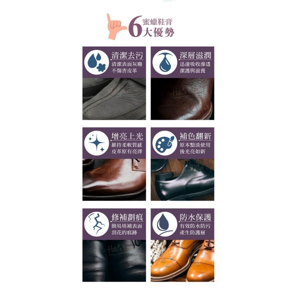 糊塗鞋匠 優質鞋材 L20 英國DASCO蜜蠟鞋膏50ml 1罐 皮鞋補色 清潔 亮光 防水-細節圖6