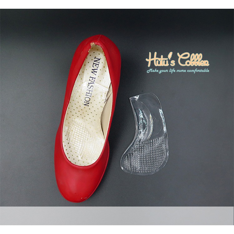 糊塗鞋匠  優質鞋材 H13 GEL前掌足弓墊 果凍凝膠 可重覆水洗 夏日涼鞋高跟-細節圖4