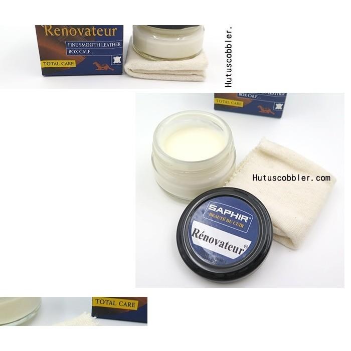 ○糊塗鞋匠○ 優質鞋材 L43 法國SAPHIR皮革滋養霜 滋潤軟化顯現光澤 LV高級皮件用-細節圖4
