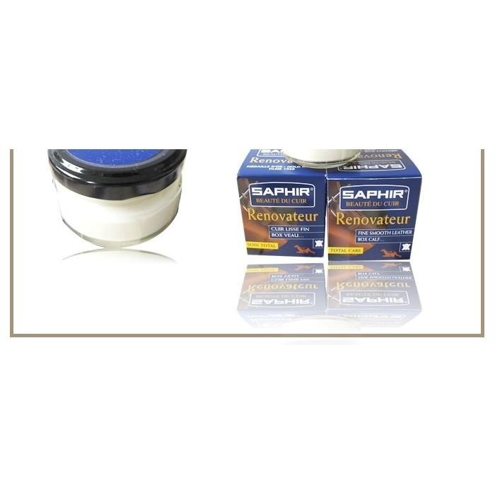 ○糊塗鞋匠○ 優質鞋材 L43 法國SAPHIR皮革滋養霜 滋潤軟化顯現光澤 LV高級皮件用-細節圖7