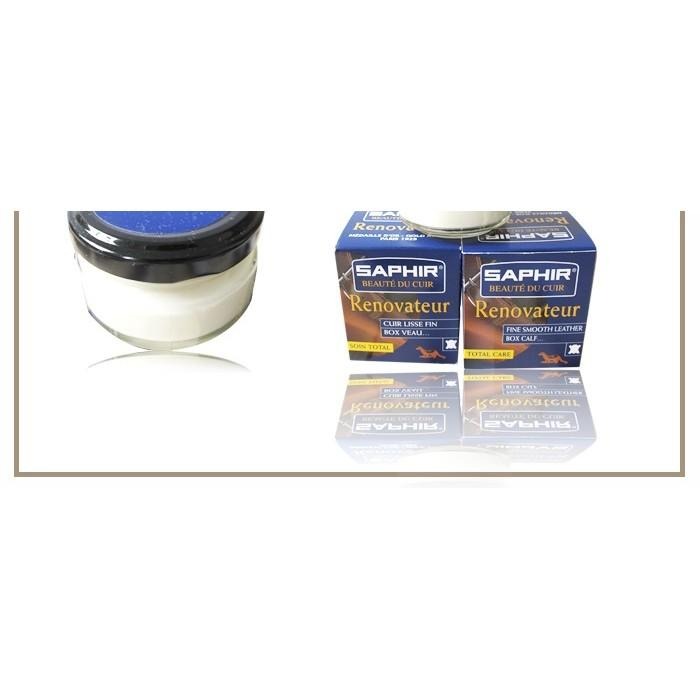 ○糊塗鞋匠○ 優質鞋材 L43 法國SAPHIR皮革滋養霜 滋潤軟化顯現光澤 LV高級皮件用-細節圖7
