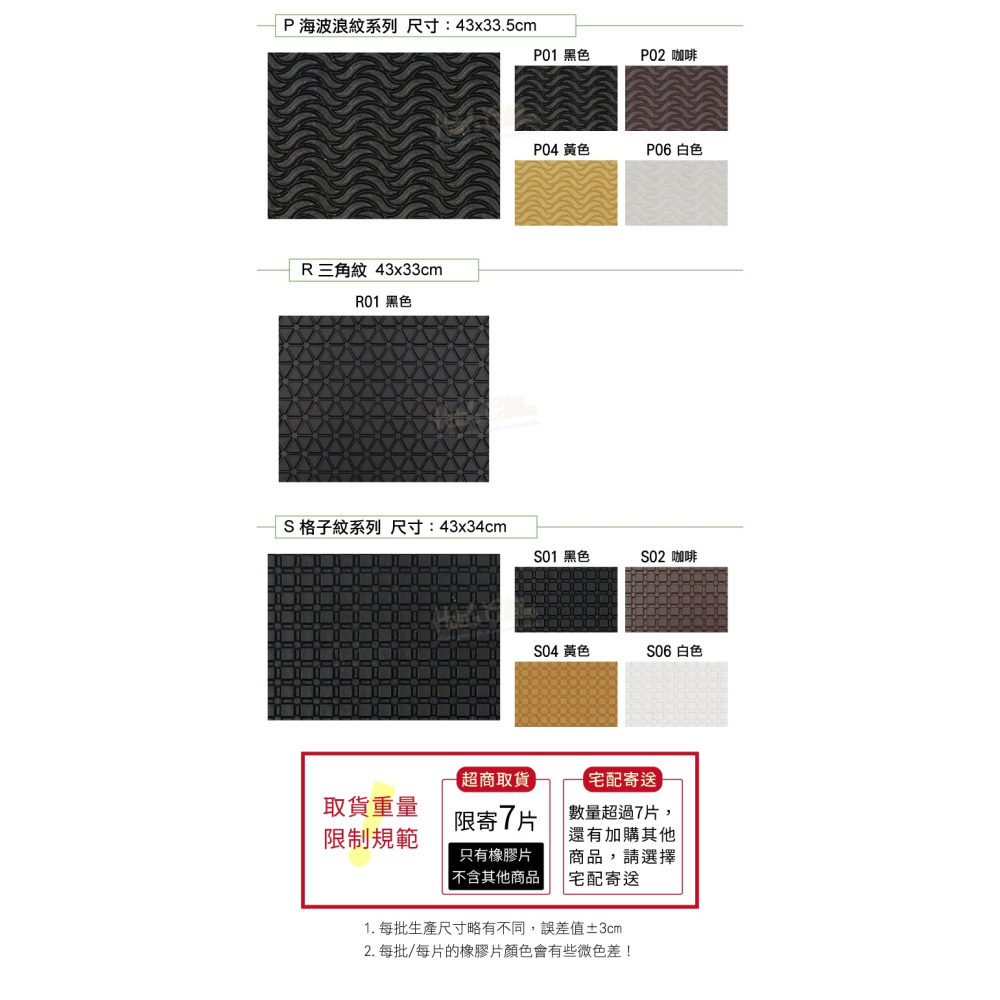 糊塗鞋匠 優質鞋材 N02 台灣製造3mm橡膠止滑鞋底 1片 防滑墊 止滑底 地墊 天皮 修鞋DIY-細節圖6