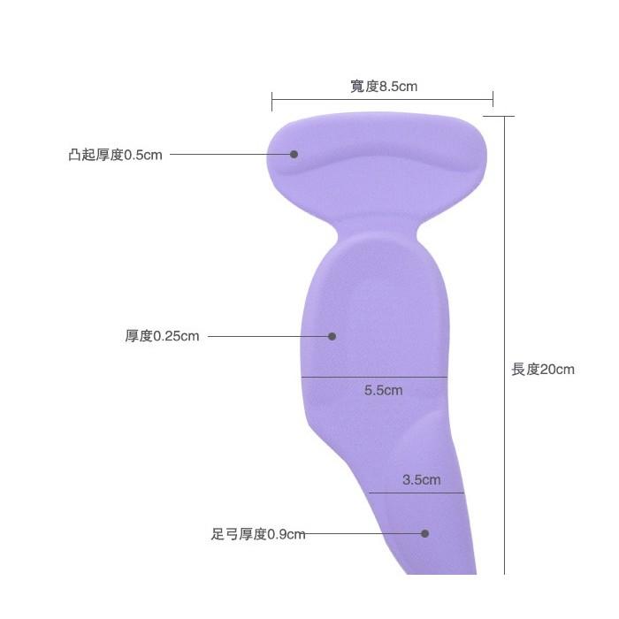 糊塗鞋匠 優質鞋材 F24 三合一足弓後跟貼 1雙 後跟貼+後跟墊+足弓墊 3合一功能-細節圖3