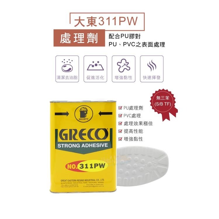 糊塗鞋匠 優質鞋材 台灣製造 N117 大東311PW處理劑3KG 1罐 適用PU、PVC-細節圖2