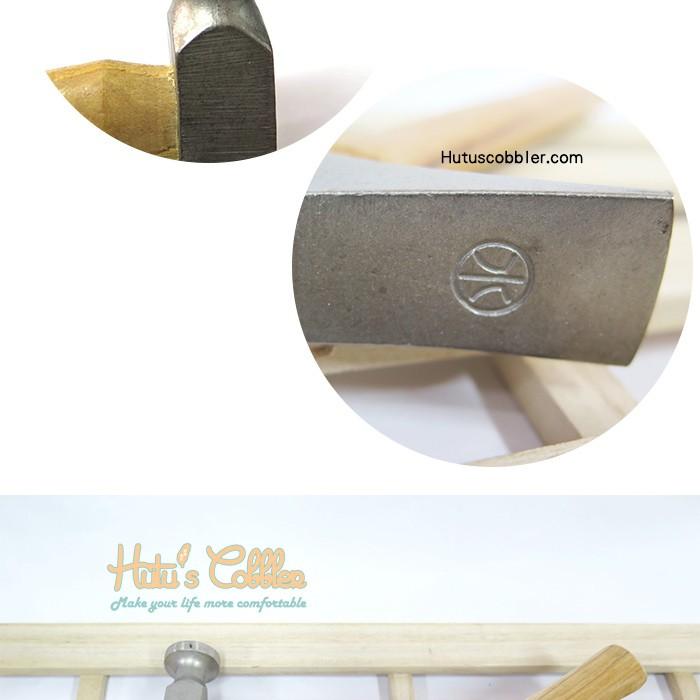 ○糊塗鞋匠○ 優質鞋材 N134 台灣製造 水牌不銹鋼鞋面鎚 製鞋 修鞋專用工具-細節圖4