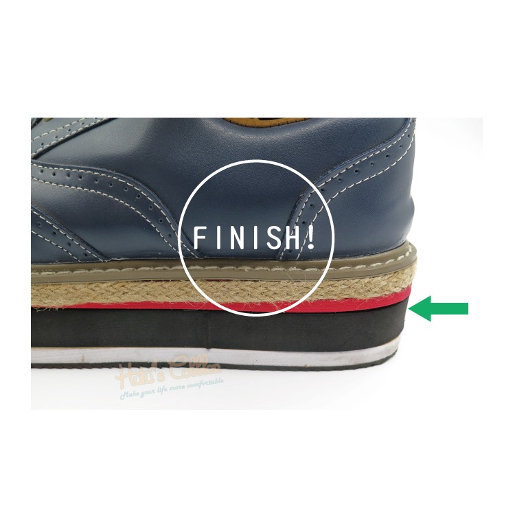 糊塗鞋匠 優質鞋材 N191 台灣製造 15mm厚EVA板40x30cm 1片 硬度70 鞋底 長短腳 使用-細節圖6