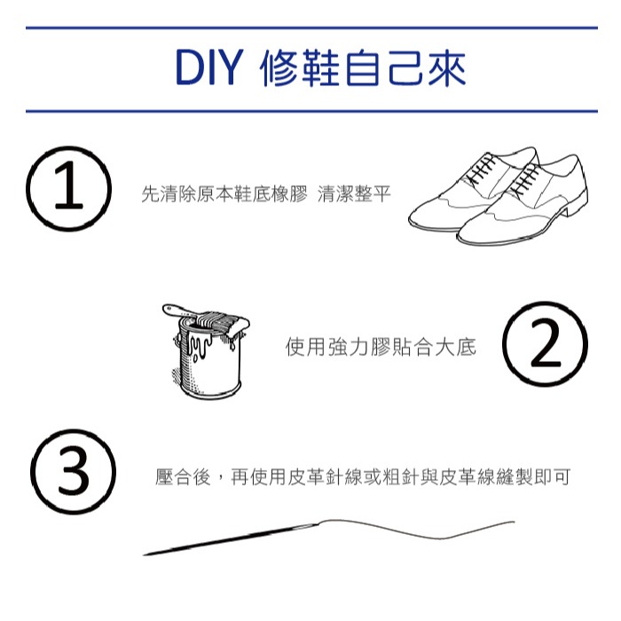 糊塗鞋匠 優質鞋材 N97 台灣製造 縫線橡膠鞋底 1雙 成型鞋底 修鞋DIY-細節圖9