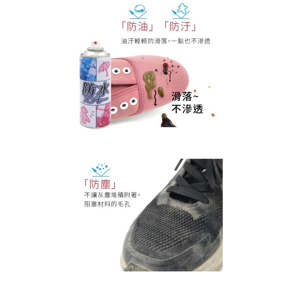 糊塗鞋匠 優質鞋材 L176 日本小紅傘防水噴霧300ml 1瓶 布質 紙質 皮質 防水防汙噴霧 防水噴劑-細節圖6