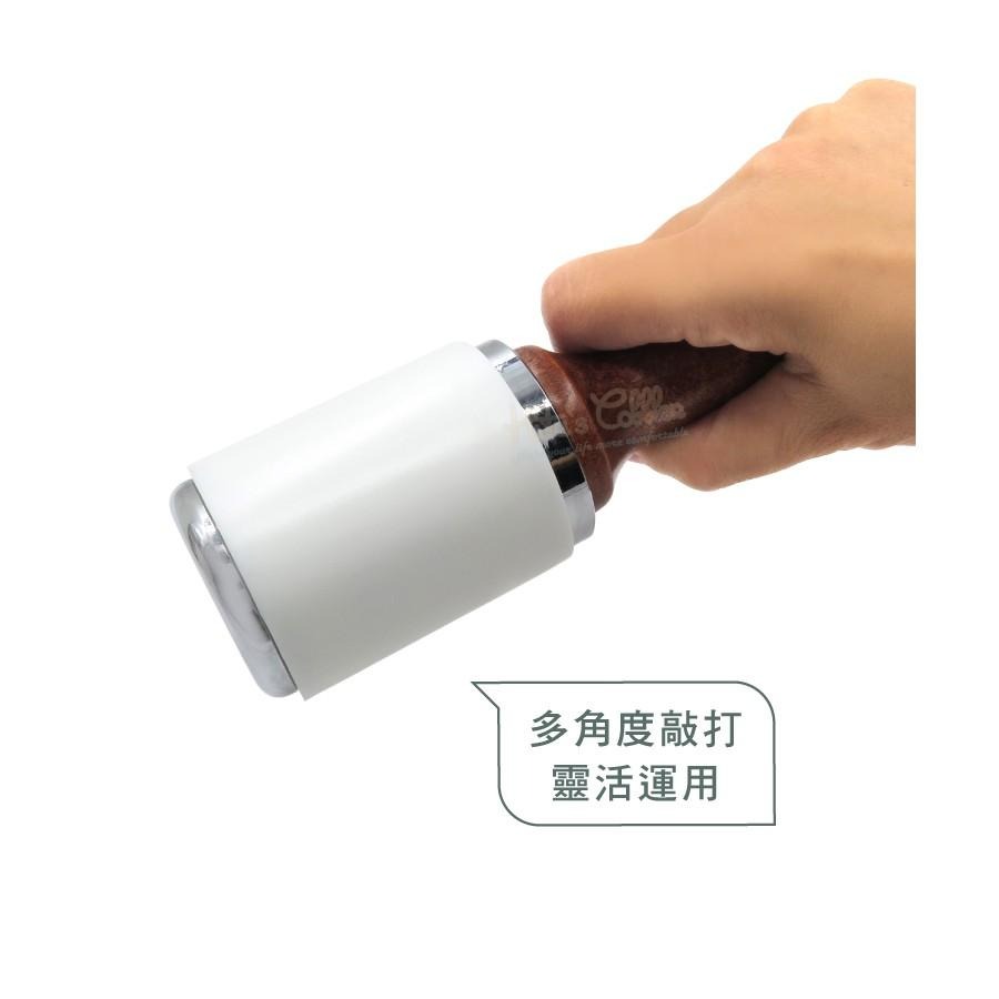 糊塗鞋匠 優質鞋材 N213 不銹鋼櫸木皮雕槌 1支 皮雕錘 櫸木槌 櫸木錘 尼龍槌 印花槌 菱斬皮革槌-細節圖5