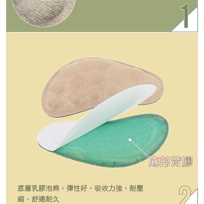 ○糊塗鞋匠○ 優質鞋材 E34 O型腿乳膠顆粒輔助後跟墊 按摩顆粒 貼合腳型 舒適耐久 無醫療效果-細節圖4