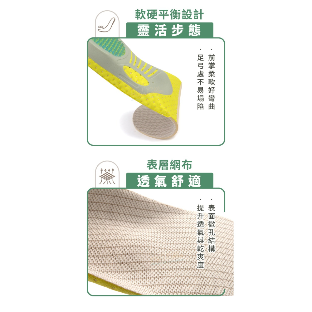 糊塗鞋匠 優質鞋材 C173 EVA硬殼運動保護鞋墊 1雙 EVA足弓鞋墊 EVA硬殼鞋墊-細節圖6