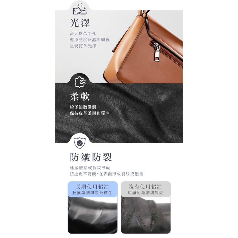 糊塗鞋匠 優質鞋材 L217 Cobbler貂油45ml 1罐 皮革保養油 貂油膏 貂油護理膏 真皮保養油 台灣製造-細節圖5