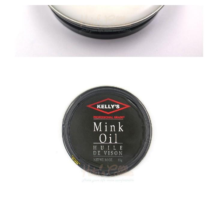 ○糊塗鞋匠○ 優質鞋材 L224 Fiebing Kelly貂油3oz 天然純動物油 拋光 調理 軟化-細節圖6