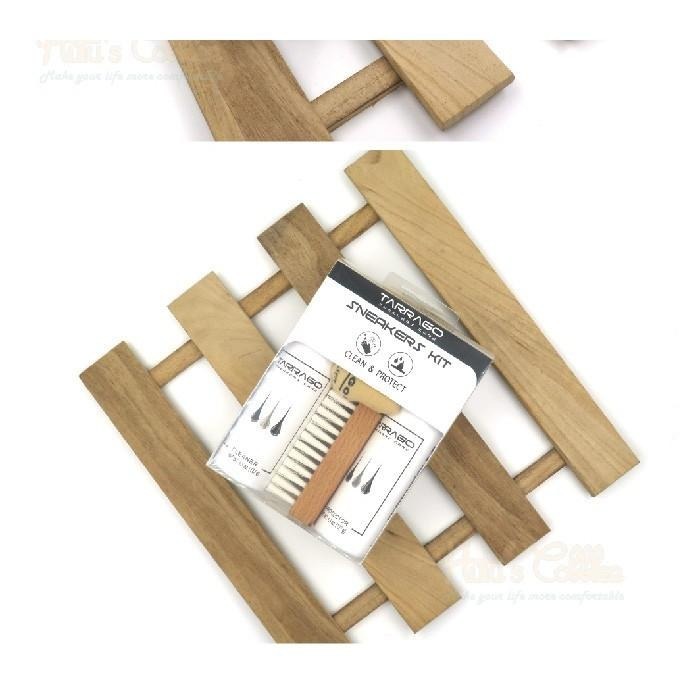 ○糊塗鞋匠○ 優質鞋材 L227 Tarrago運動鞋保養組 清潔劑 防水防汙 鞋刷 棉布 西班牙製-細節圖6