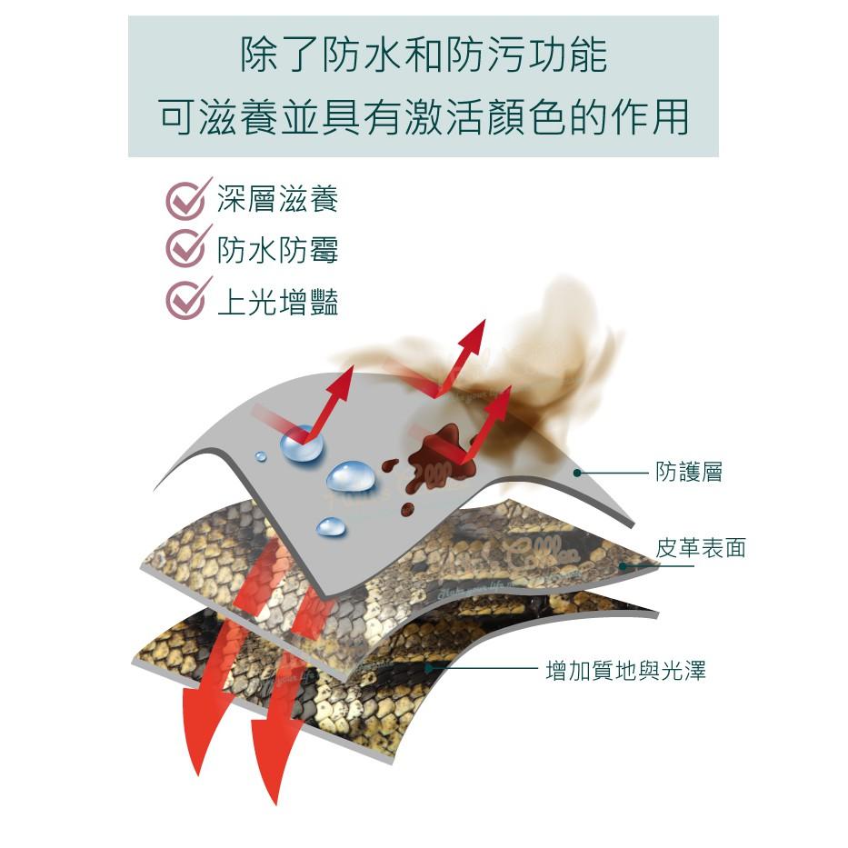 糊塗鞋匠 優質鞋材 L240 德國Collonil爬行動物皮革防水噴霧劑200ml 1瓶 鱷魚皮 蛇皮 鴕鳥皮-細節圖5