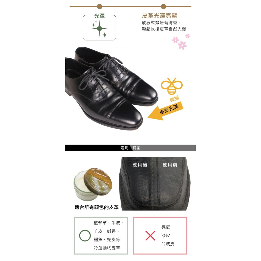 糊塗鞋匠 優質鞋材 L246 西班牙Tarrago頂級天然乳霜50ml 1罐 皮革滋潤霜 皮革護理霜 滋養乳霜 養護霜-細節圖7