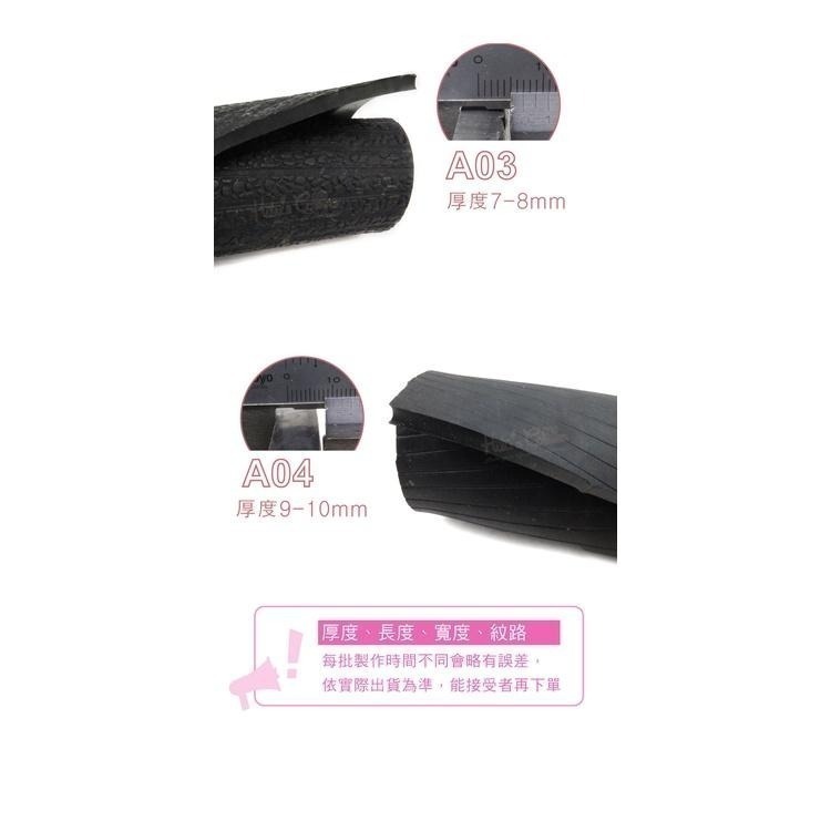 糊塗鞋匠 優質鞋材 N50 飛機胎止滑底20x30cm 1片 飛機胎鞋底 橡膠片 天皮 止滑底 修鞋 換鞋底-細節圖4