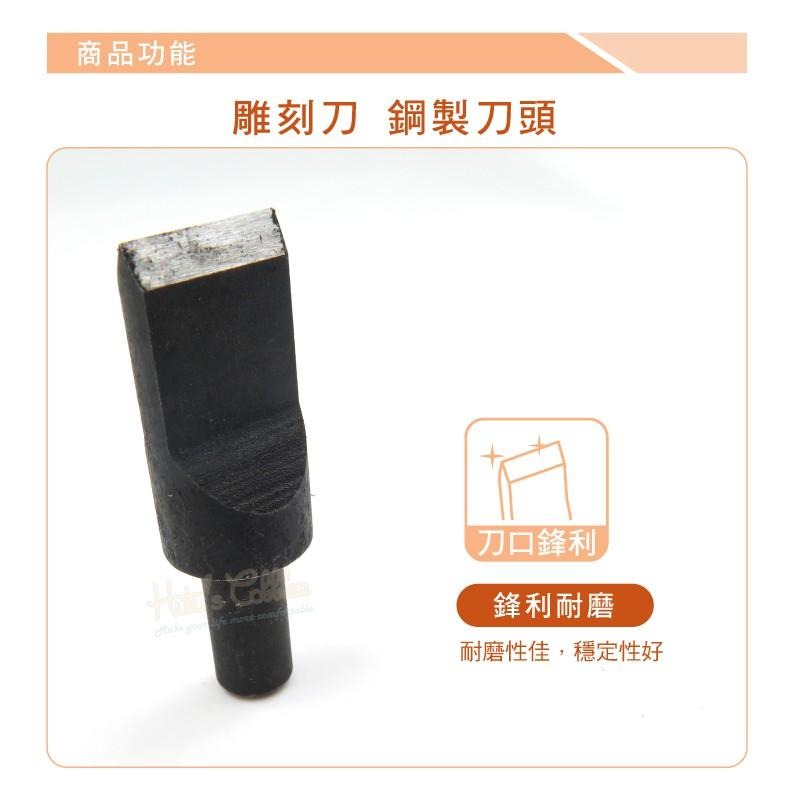 糊塗鞋匠 優質鞋材 N294 旋轉雕刻刀刀頭 1個 鋼製雕刻刀刀頭 皮革皮雕工具 鋼鐵刀頭-細節圖4