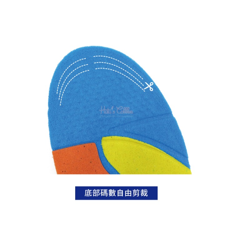 糊塗鞋匠 優質鞋材 C193 PU泡棉運動鞋墊 1雙 減震 防滑 透氣-細節圖8