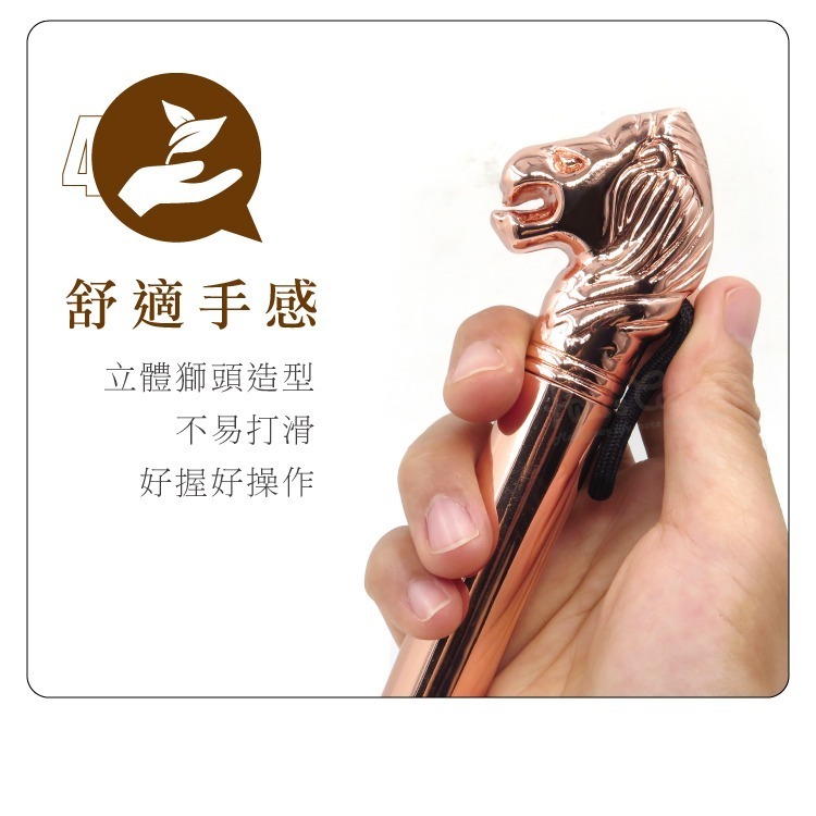 糊塗鞋匠 優質鞋材 A86 獅子頭鋅合金鞋拔31cm 1支 獅子頭鞋拔 獅頭鞋拔 金屬鞋拔 穿鞋神器-細節圖7