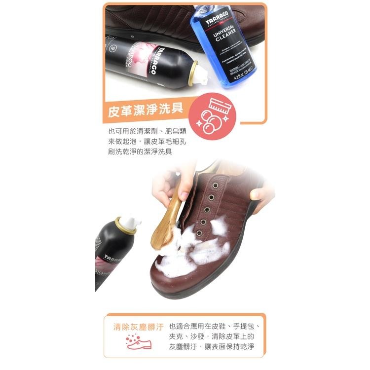 糊塗鞋匠 優質鞋材 P126 西班牙TARRAGO圓柄多用途刷 1支 手柄馬鬃毛刷 帶柄馬毛刷 馬鬃鞋油刷-細節圖5