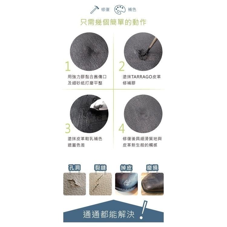 糊塗鞋匠 優質鞋材 K167 西班牙TARRAGO皮革修補膠50ml 1罐 皮鞋修復 橡膠鞋修復-細節圖6