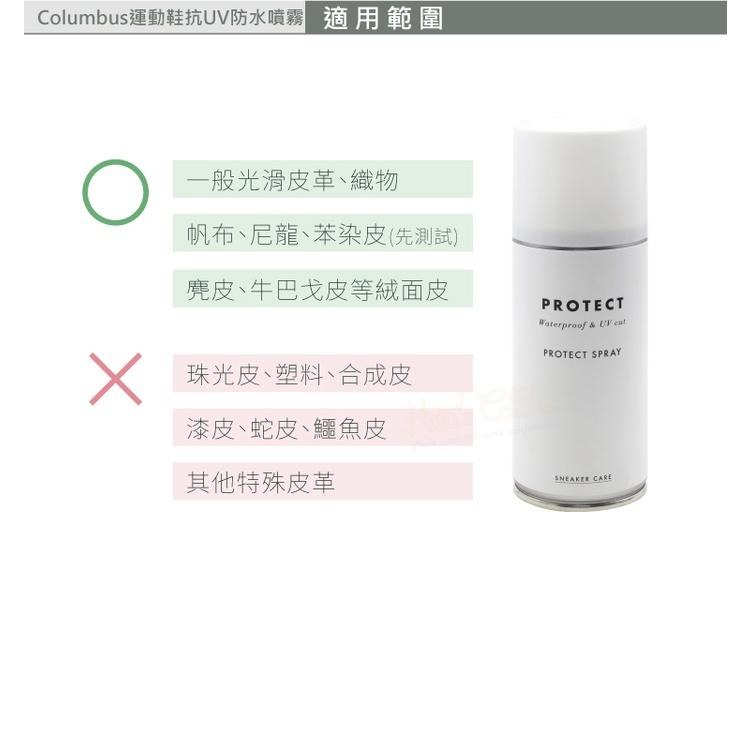 糊塗鞋匠 優質鞋材 L62 日本Columbus運動鞋抗UV防水噴霧180ml 1罐 運動鞋防水噴霧劑 皮鞋防水噴霧劑-細節圖8