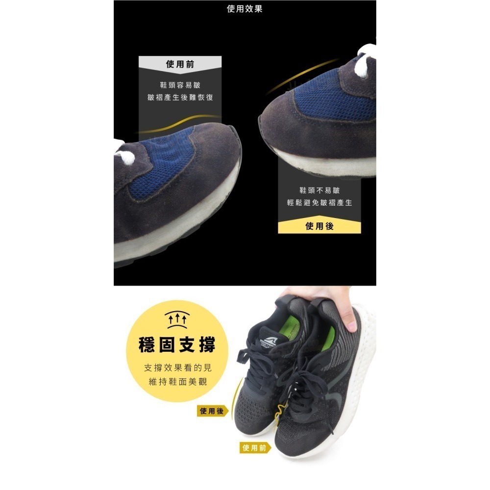 糊塗鞋匠 優質鞋材 A92 二代鞋頭定型片 1雙 定型防折痕 防皺 鞋撐 鞋頭片-細節圖7