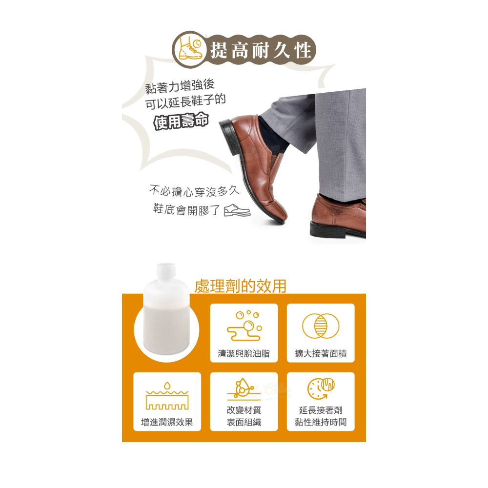 糊塗鞋匠 優質鞋材 N332 橡膠處理劑1L 1瓶 修鞋藥水 橡膠藥水 表面活性劑 鞋底大底處理劑-細節圖5