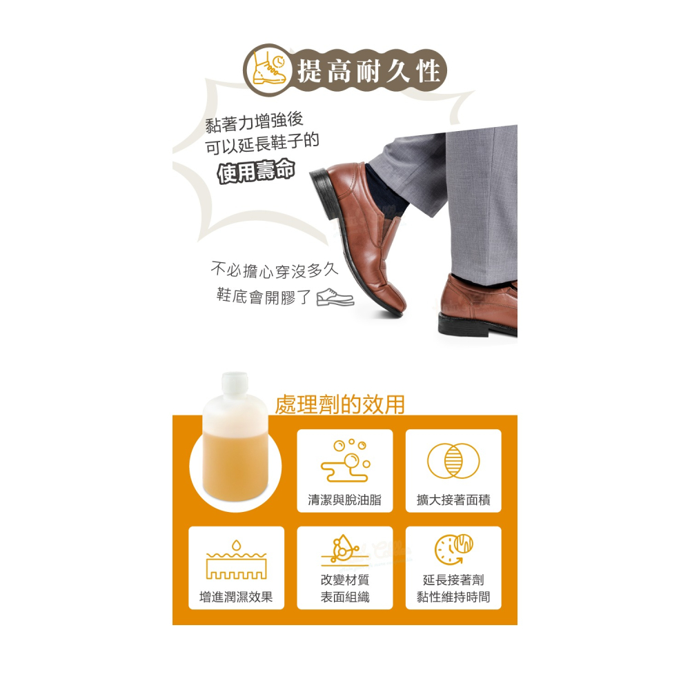 糊塗鞋匠 優質鞋材 N332 橡膠處理劑1L 1瓶 修鞋藥水 橡膠藥水 表面活性劑 鞋底大底處理劑-細節圖5