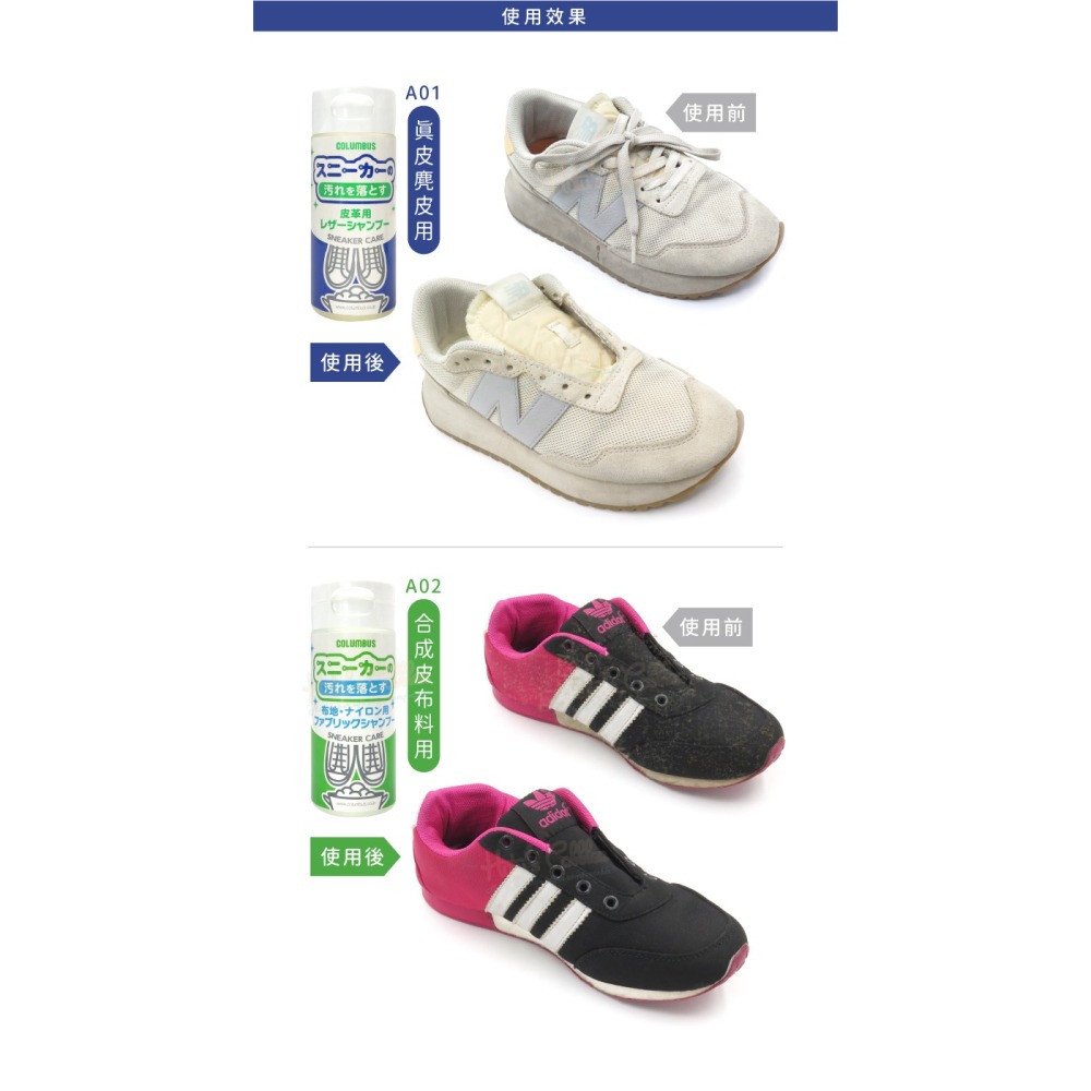 糊塗鞋匠 優質鞋材 K95 日本Columbus運動鞋清潔劑150ml 1瓶 萬用清潔液 運動鞋清潔液 帆布鞋清潔液-細節圖7