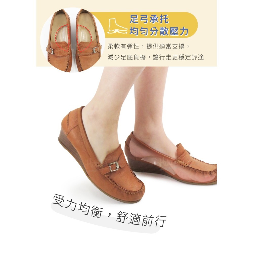糊塗鞋匠 優質鞋材 H28 GEL顆粒足弓墊 1雙 矽膠足弓墊 矽膠腳窩墊 矽膠掌弓墊-細節圖5