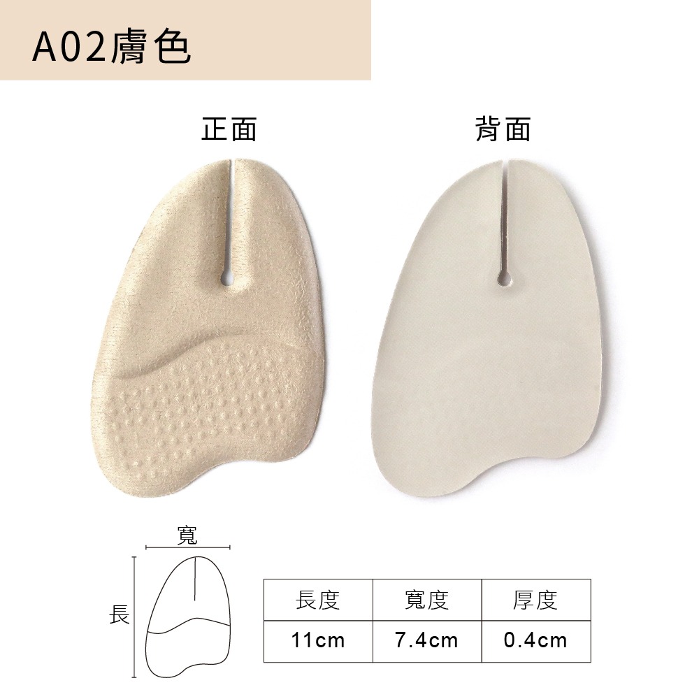 糊塗鞋匠 優質鞋材 D56 夾腳拖加厚防滑墊 1雙 人字拖防滑墊 防滑貼 夾腳拖前掌防滑-規格圖8