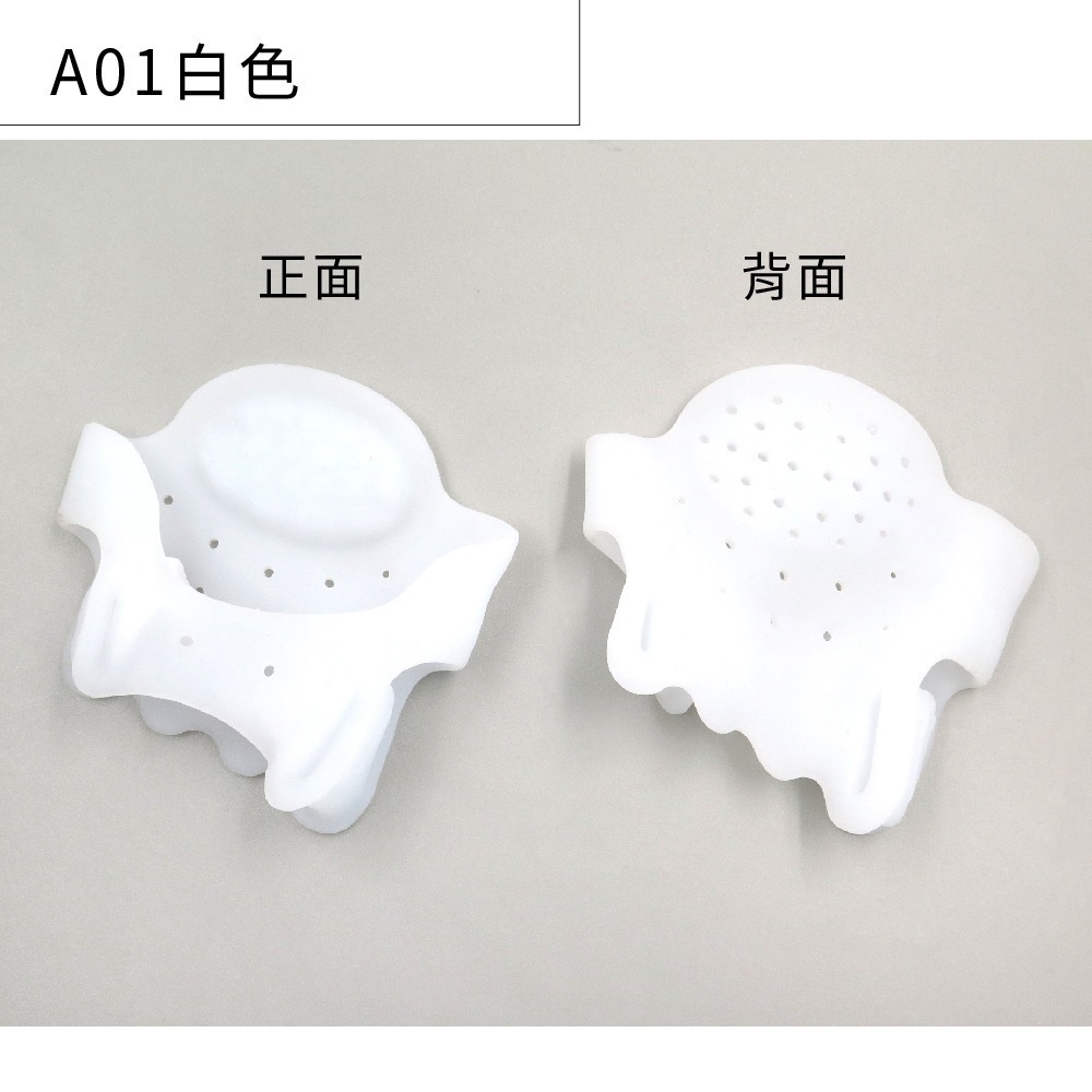 糊塗鞋匠 優質鞋材 J19 雙孔分趾足心墊 1雙 雙孔分趾器 拇趾套 拇趾保護套 拇趾固定套-規格圖8